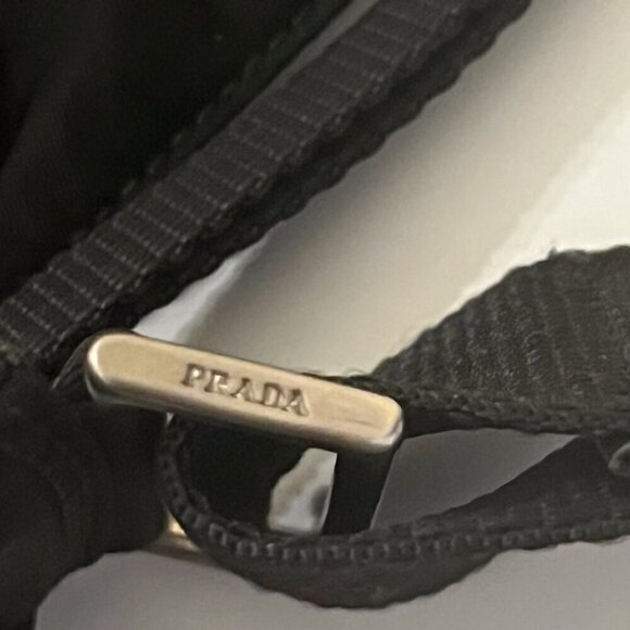 PRADA Black Tessuto Nylon Crossbody Messenger Bag - Picture 8 of 13
